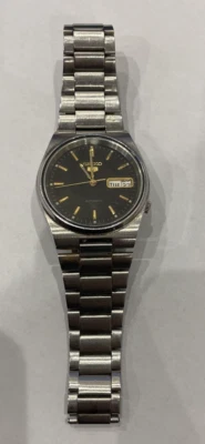 Reloj Hombre Seiko 5 Automático 7S26-3130 Día/Fecha de Japón Usado Foto 1 de 3