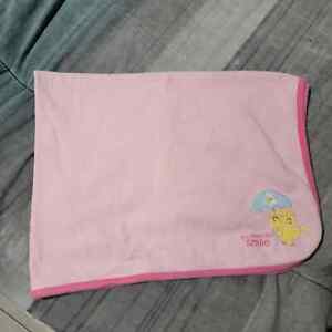 Just One Year Carter's Pink Blanket You Make Me Smile Yellow Chick Duck Umbrella