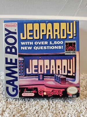 Nintendo Game Boy Jeopardy Game Manual Included GREAT Condition TESTED - Image 1 of 4