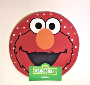 Juego de 4 manteles redondos de Plaza Sésamo de Elmo Big Bird Cookie Monster y Oscar ¡NUEVO! - Imagen 1 de 6