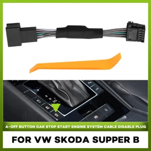 Car Start Stop Control System Cable Delete Eliminator Plug For VW Skoda Supper B - Picture 1 of 7
