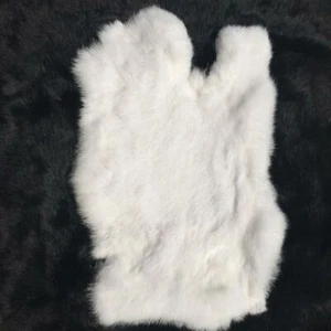 1/5/10pcs 100% Genuine Natural Rabbit Fur Skin Tanned Leather Hides Craft Pelt # - Picture 1 of 47