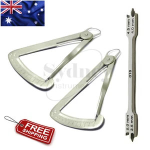 Dental Iwanson Caliper Gauges Measuring Medical Bracket Height Gauge  - Picture 1 of 3