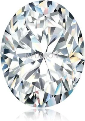 1~8 ct VVS1 D Color oval Excellent Cut Moissanite Loose Gemstones & GRA  Jewelry - Image 1 of 4
