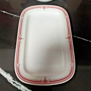 Lot 36 Pieces Medium Royal Porcelain Pink Edge Rave Trays - Picture 1 of 3