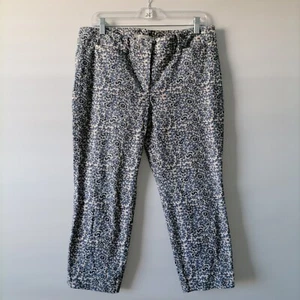 Ann Taylor Loft Marisa Womens Multi Mid Rise Floral The Riviera Pants Size 12P - Picture 1 of 7