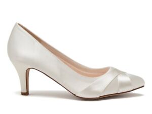 Bridal Shoes Size UK 6.5 Lexi Ivory Satin