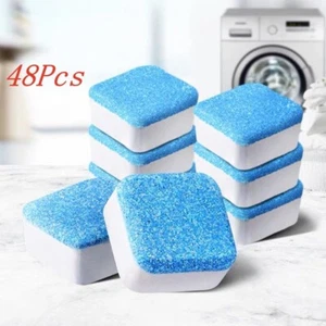 48Pack Washing Machine Cleaner Effervescent Tablet Deep Clean Household Cleaner - Picture 1 of 10