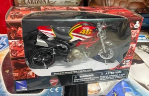 DUCATI MONSTER 796 #46 Sc. 1/12 new ray Moto Motocicleta Metal - Imagen 1 de 3