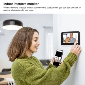 Door Video Intercom System Smart Visual Doorbell Door Phone For Villa House O FG - Picture 1 of 24