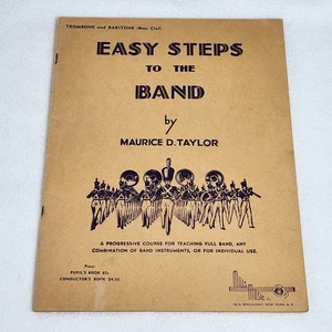 Easy Steps To The Band Maurice D. Taylor C Songbook Instructions Wind/Bass/Drums - Bild 1 von 17