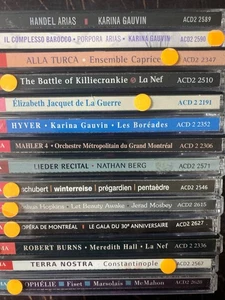 Bulk lot of ATMA Classical CDs (Vocal) As Pictured G47 - Foto 1 di 2