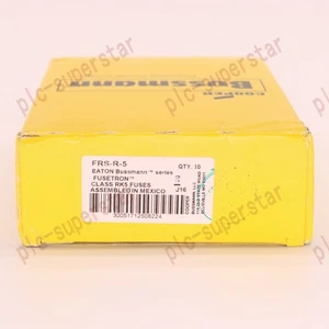 10 Stück Neu Bussmann FRS-R-5 Fusetron Dual Element Time-Delay Fuse 600V 5 Amp - Bild 1 von 6