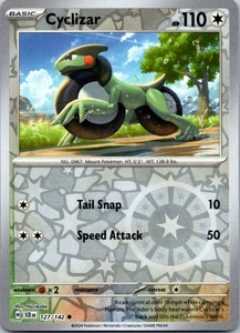 Cyclizar Reverse Holo Common SV07: Stellar Crown 127/142 NM - Picture 1 of 2