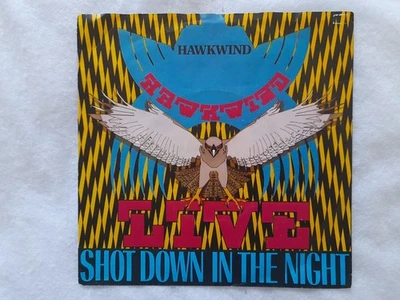 Hawkwind, Live: Shot Down In The Night / Urban Guerilla UK 7" inch single, EX/VG - Image 1 of 4