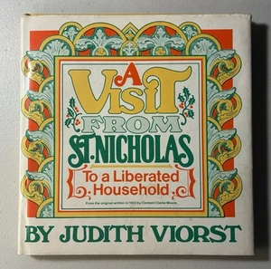A Visit from St. Nicholas to ALiberated…Judith Viorst Signed 1st Ed 1977 DJ - Picture 1 of 23