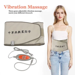 Hot Compress Far Infrared Heating Slimming Belt Vibrating Weight Loss Massag - Picture 1 of 22