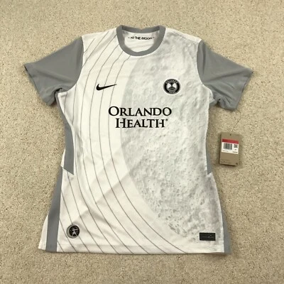 Camiseta de fútbol visitante Nike Orlando Pride Stadium para hombre grande blanca DV6903-101 Foto 1 de 4