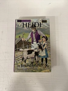 Heidi By Johanna Spyri Hardcover 1963 Illustrated Companion Grosset And Dunlap - Picture 1 of 18