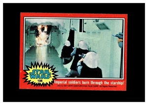 1977 Topps Star Wars #105 Imperial soldiers burn through the starship! - Picture 1 of 2