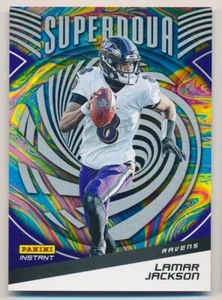 S2 LAMAR JACKSON 2021 PANINI SUPERNOVA ISTANTANEA /3357 RAVENS - Foto 1 di 2
