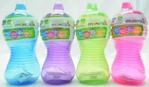 2 Pack Munchkin Mighty Grip 10 oz Spill & Leak Proof Cups, You Choose Color - Picture 1 of 6