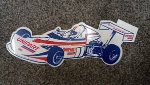 Original 1970s Unipart Racing Team Sticker - 180mm x 65mm - Imagen 1 de 1