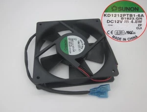 SUNON KD1212PTB1-6A 12025 12CM 12V 4.8W double ball cooling fan - Picture 1 of 6