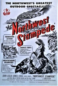 Original British Film Poster - 'Northwest Stampede ' (1948) - Imagen 1 de 3