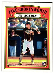 2021 Topps Heritage #20 Jake Cronenworth - Picture 1 of 2