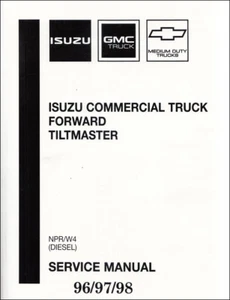 1996-1997-1998 Isuzu Npr Diesel Tienda Manual GMC W4000 Chevy W4 Repair Servicio - Imagen 1 de 2