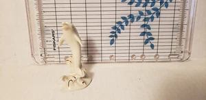 LENOX ~ Porcelain ~ Dolphin on Wave ~ Figurine ~ Gold Trim ~ 4" Tall ~ Beautiful - Picture 1 of 4