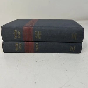 Sinclair Lewis Book Lot Main Street Babbitt 1948/1950 Harcourt Brace Jovanovich - Picture 1 of 19
