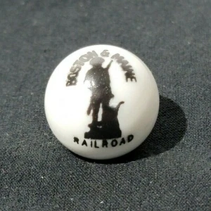 Vintage Boston und Maine Eisenbahn Marmor 1" Glasmurmeln - Bild 1 von 1