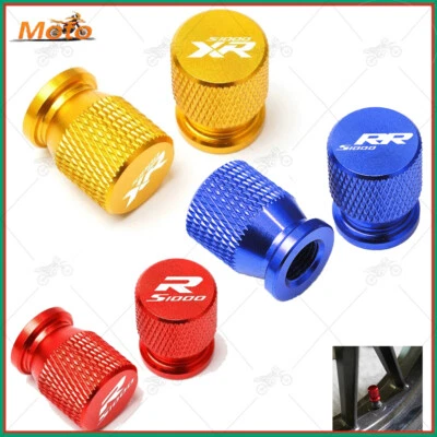 CNC para BMW S1000RR S1000R S1000RR 2 piezas Válvula de neumático Puerto de aire Vástago Cubierta Tapón Enchufe Foto 1 de 4