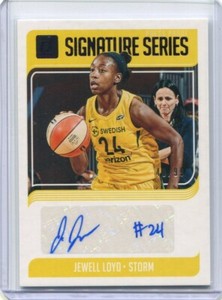 2019 Donruss WNBA JEWELL LOYD Press Proof Purple Signature Series AUTO /99 Storm