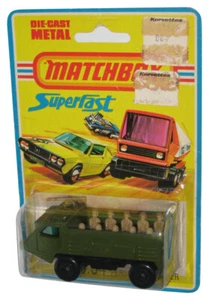 Matchbox Superfast Lesney (1976) Personal Träger Grün Militär Retro Spielzeug N - Picture 1 of 2
