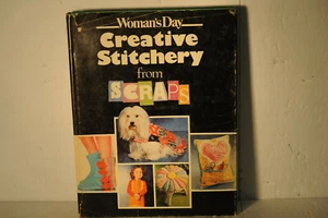 Womans Day creative stictchery from scraps, 1980 HC sewing book - Imagen 1 de 3