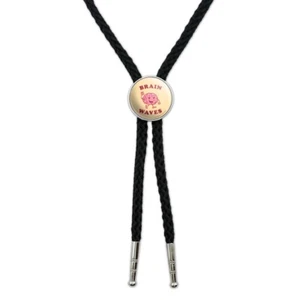 Brain Waves Waving Funny Humor Western Southwest Cowboy Necktie Bow Bolo Tie - Picture 1 of 4
