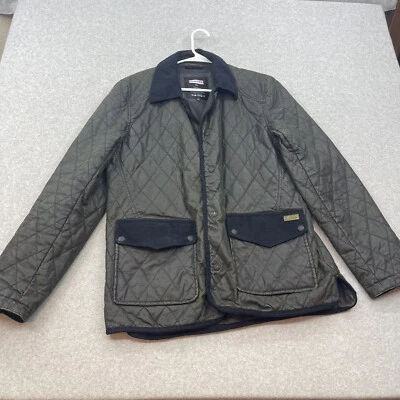 HUNTER Outerwear Quilted Jacket Adult Medium Dark Green Water Resistant Distress - Image 1 of 4