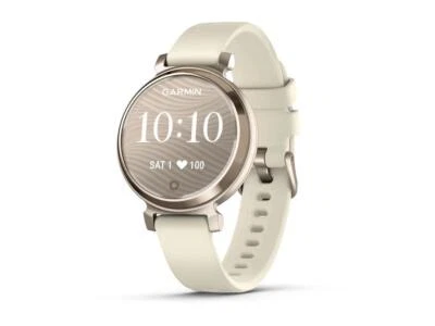 Garmin Lily 2 Cream Gold with Coconut Silicone Band - Image 1 of 4