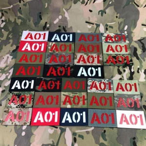 Custom Laser Cut Reflective Material Patch Radio Call Sign Name Tapes - Picture 1 of 35