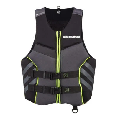 Sea-Doo Airflow PFD Life Vest Jacket Preserver Adult Mens USCG Approved