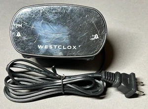 Compact Dual Alarm Clock Black - Westclox Model 71036 - Picture 1 of 3