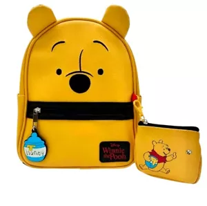 Disney Winnie the Pooh Mini Backpack & Coin Purse & Honey Pot Charm 2024 NWT - Picture 1 of 13