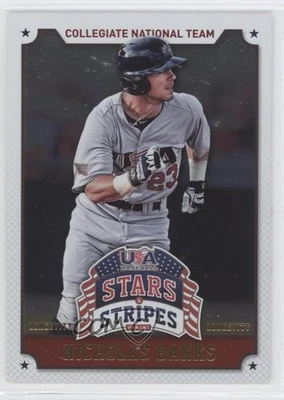 2015 Panini Stars and Stripes Longevity Parallel Nick Banks Nicholas Banks #77 - Image 1 of 2