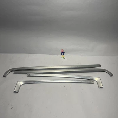 1980 - 1996 Ford F150 F250 F350 Bronco para-brisa acabamento cromado 4 peças fabricante de equipamento original - Imagem 1 de 4