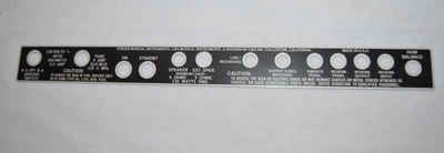 Placa Trasera Amplificador Vibrosónico Fender Vintage Original Foto 1 de 3