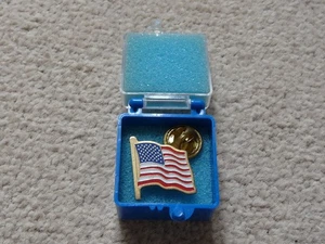 US Amerikanische Flagge Anstecknadel, Tie Tack, Emaille. Keine Beschädigungen. - Bild 1 von 3
