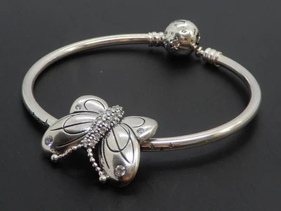 Pandora Silver Decorative Butterfly Oversized Charm with Clear Zirconia 797880CZ - Image 1 of 4